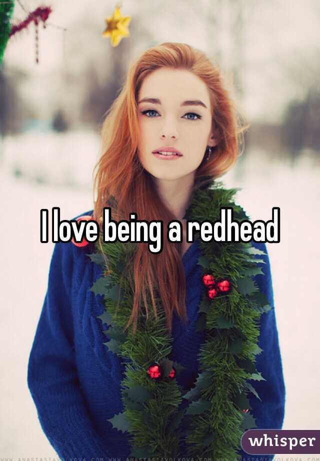 I love being a redhead