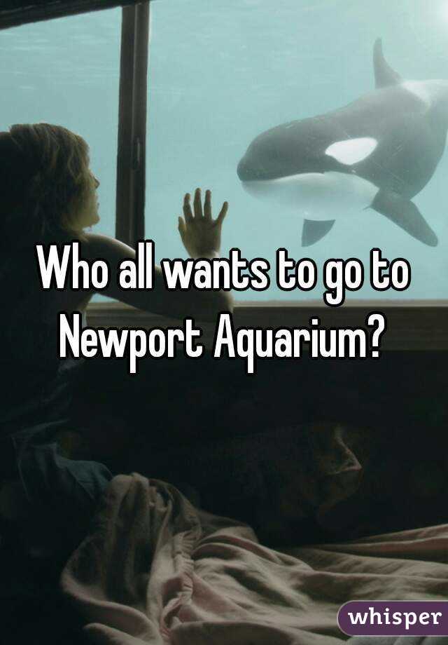 Who all wants to go to Newport Aquarium? 