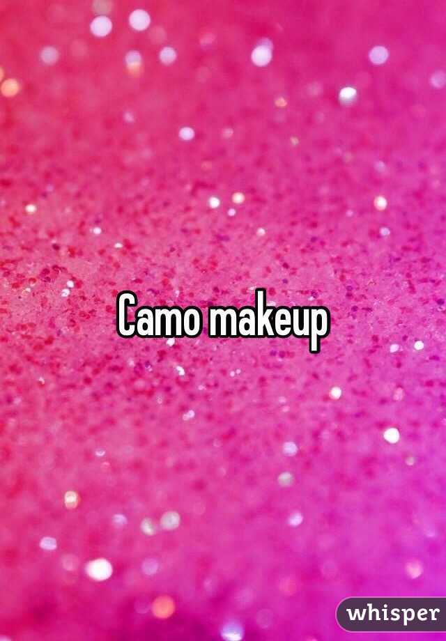 Camo makeup