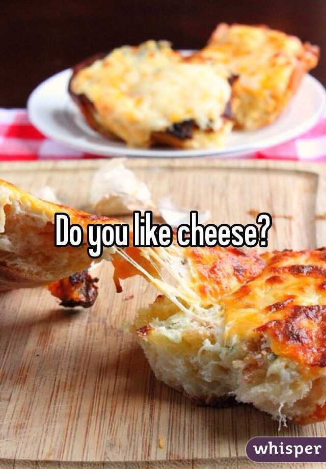 Do you like cheese? 