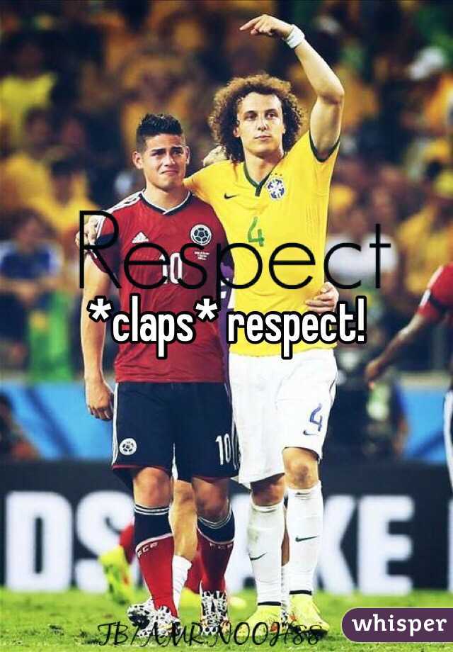 *claps* respect!