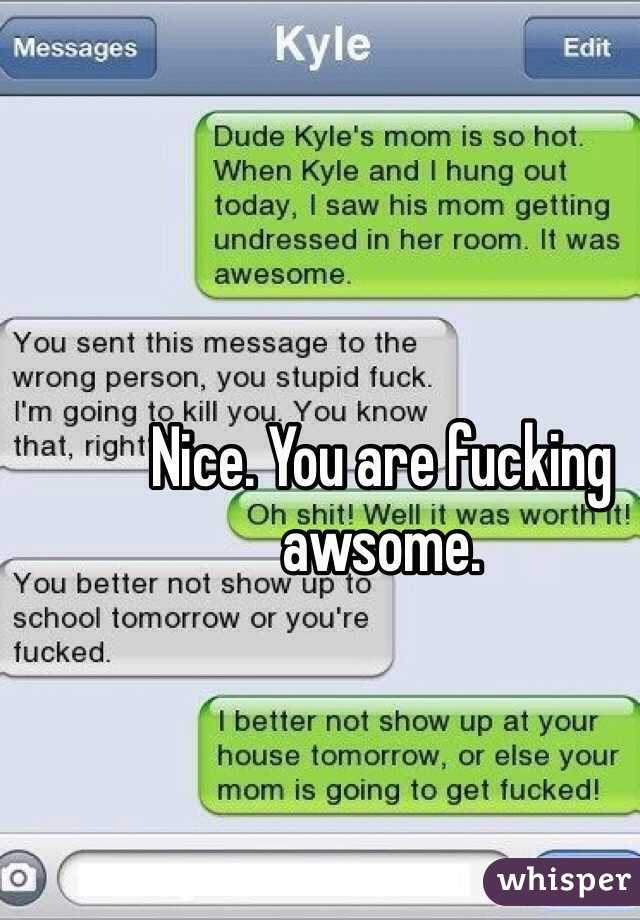 Nice. You are fucking awsome.