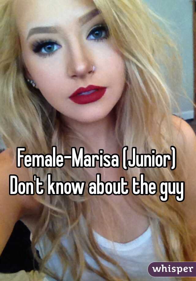 Female-Marisa (Junior)
Don't know about the guy