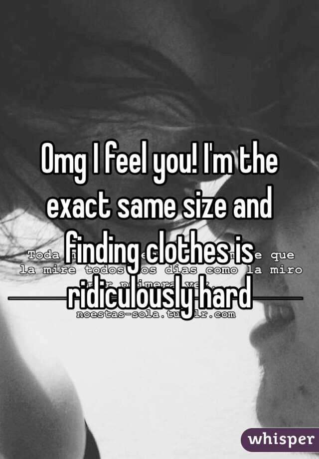 Omg I feel you! I'm the exact same size and finding clothes is ridiculously hard 