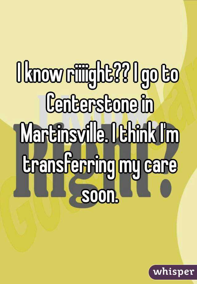 I know riiiight?? I go to Centerstone in Martinsville. I think I'm transferring my care soon.