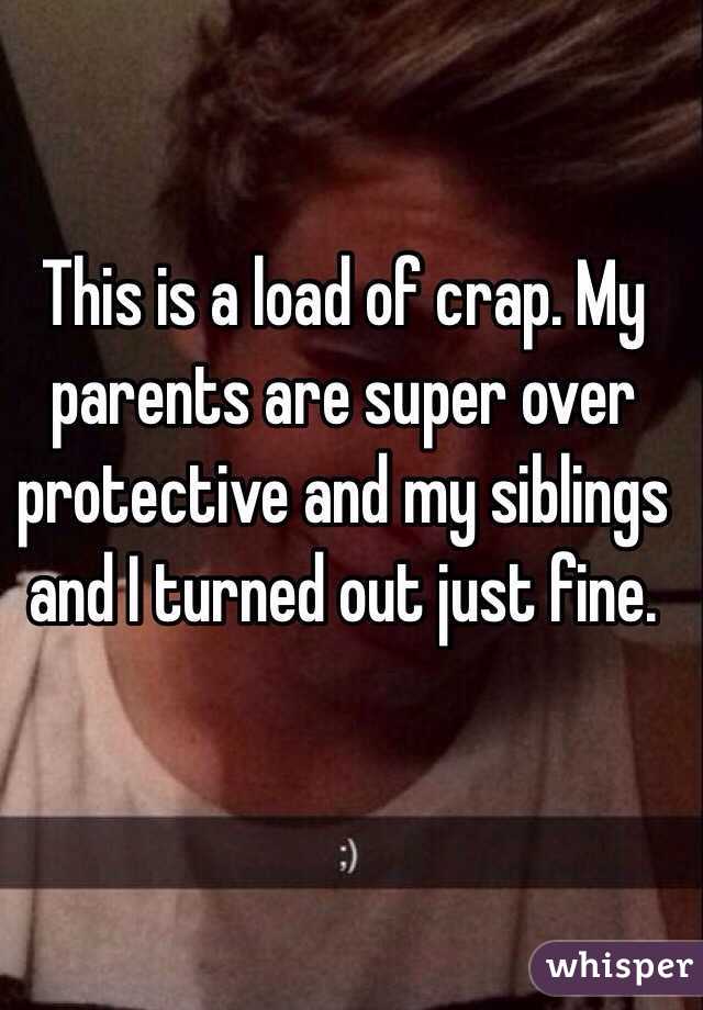 This is a load of crap. My parents are super over protective and my siblings and I turned out just fine. 