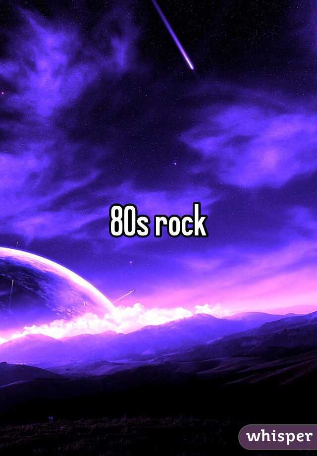 80s rock 