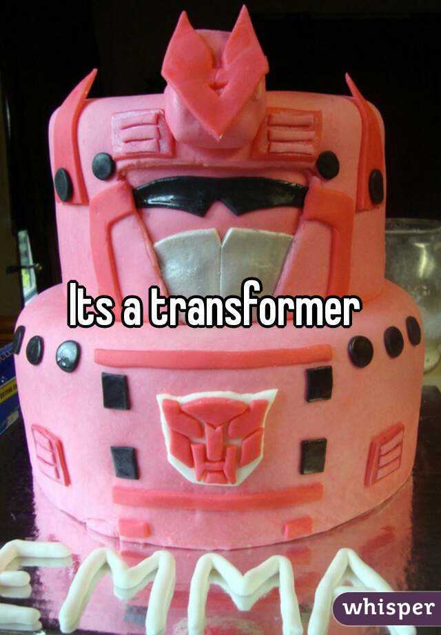 Its a transformer 