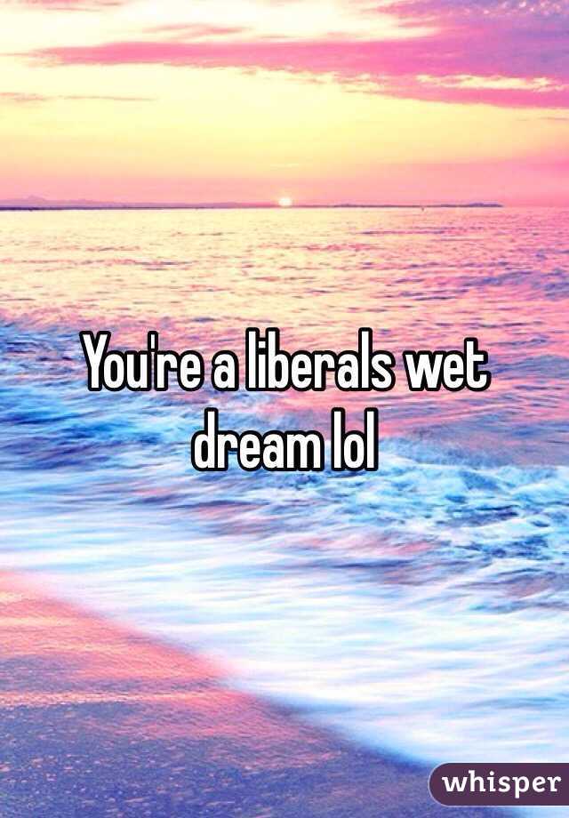 You're a liberals wet dream lol