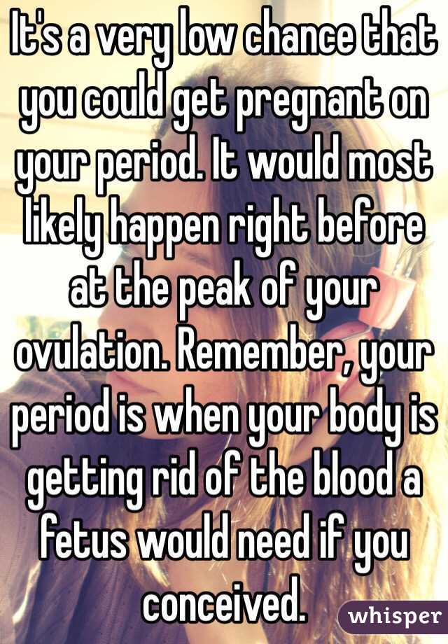 it-s-a-very-low-chance-that-you-could-get-pregnant-on-your-period-it