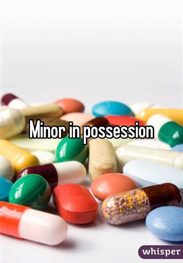 Minor in possession 