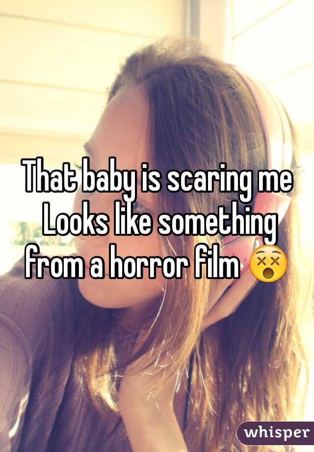 That baby is scaring me
 Looks like something from a horror film 😵