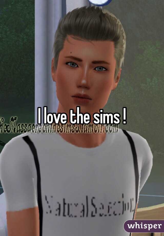 I love the sims !