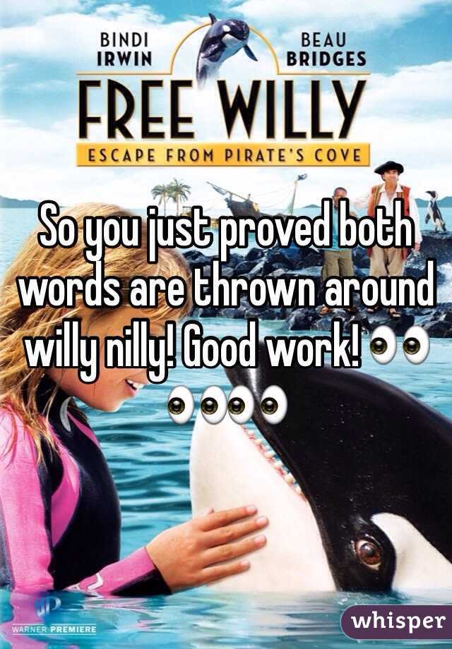 So you just proved both words are thrown around willy nilly! Good work! 👀👀👀