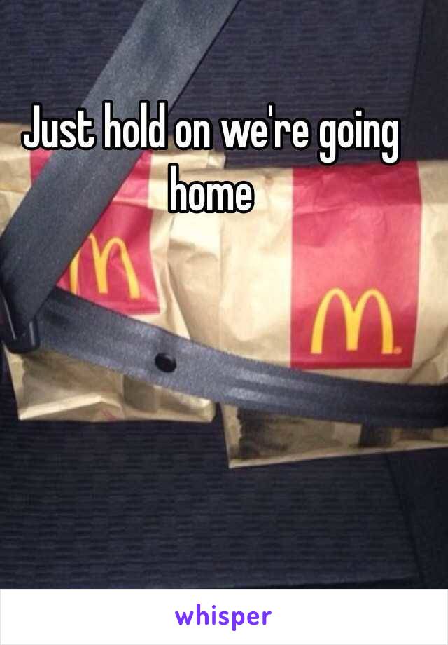 Just hold on we're going home