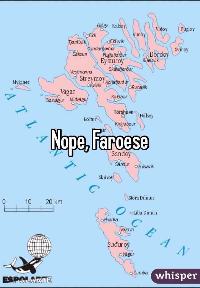 Nope, Faroese