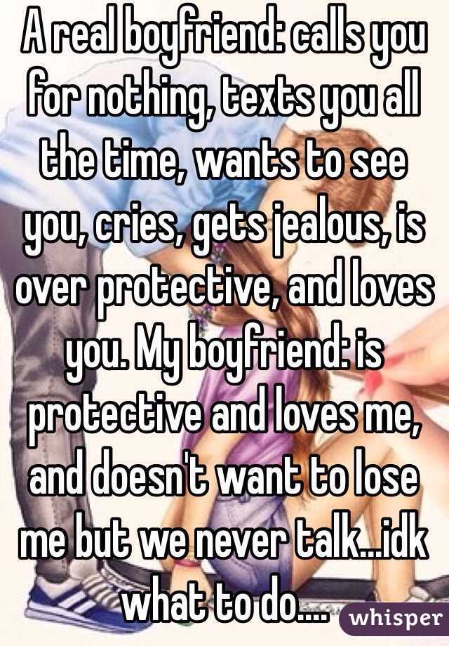 protective boyfriend texts