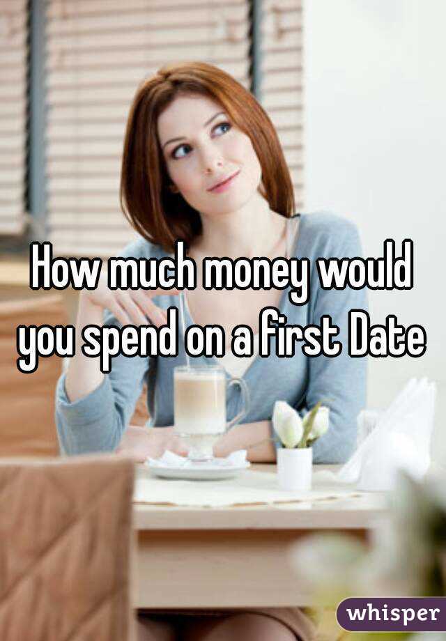 How much money would you spend on a first Date 