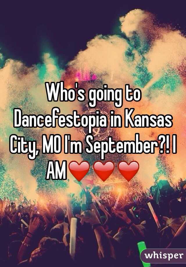 Who's going to Dancefestopia in Kansas City, MO I'm September?! I AM❤️❤️❤️