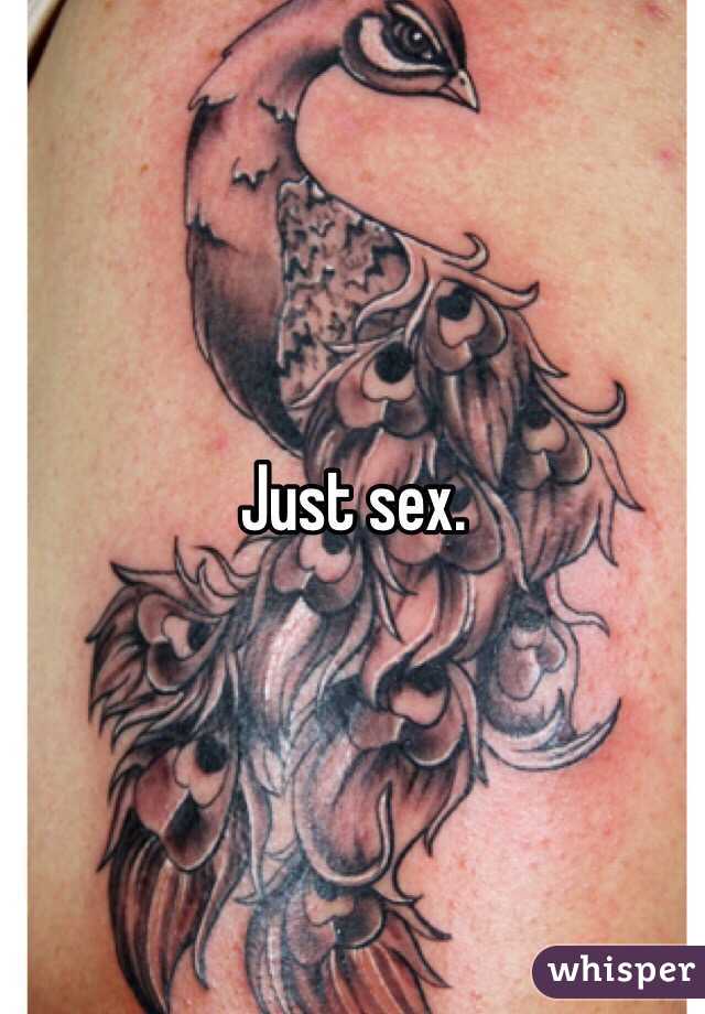 Just sex. 