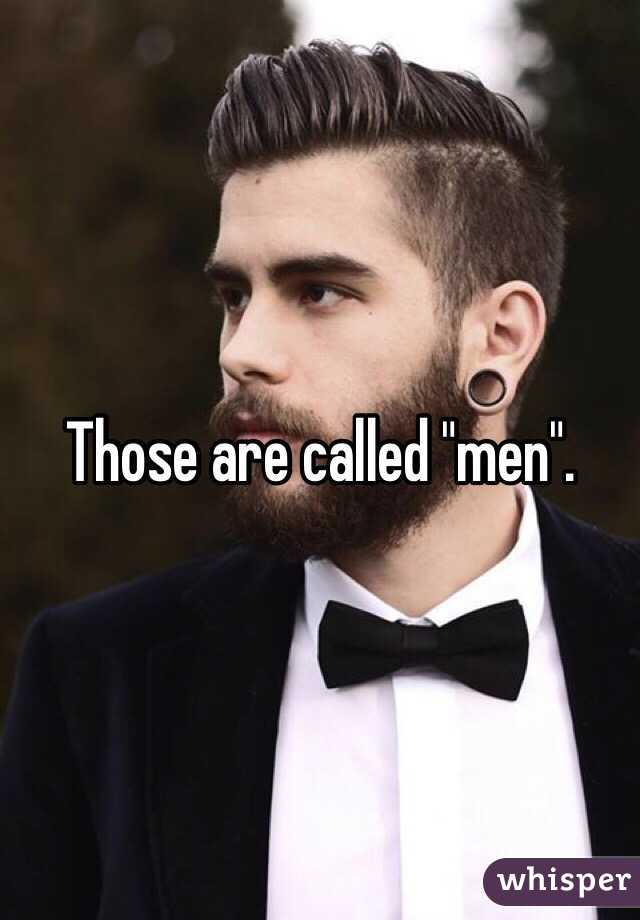 Those are called "men". 