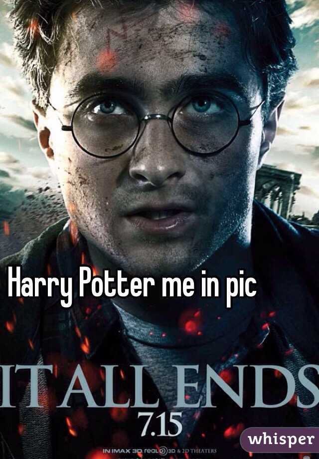 Harry Potter me in pic