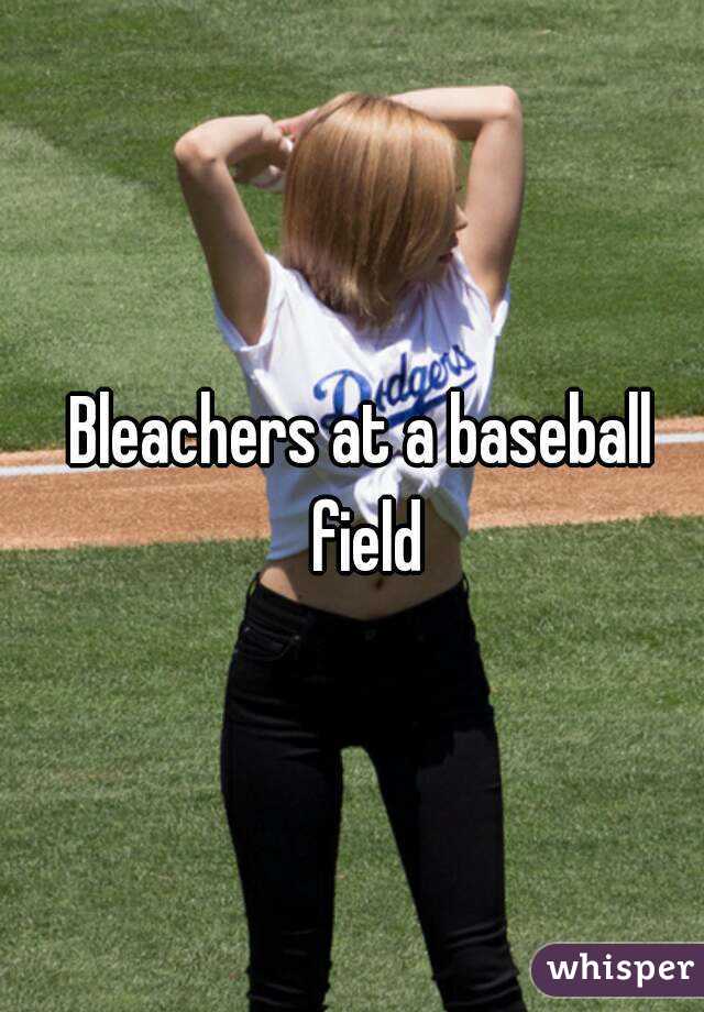 Bleachers at a baseball field