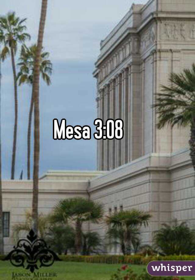 Mesa 3:08