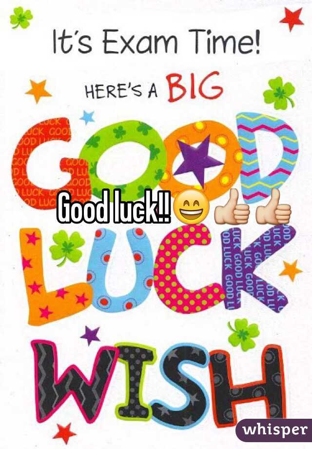 Good luck!!😄👍👍