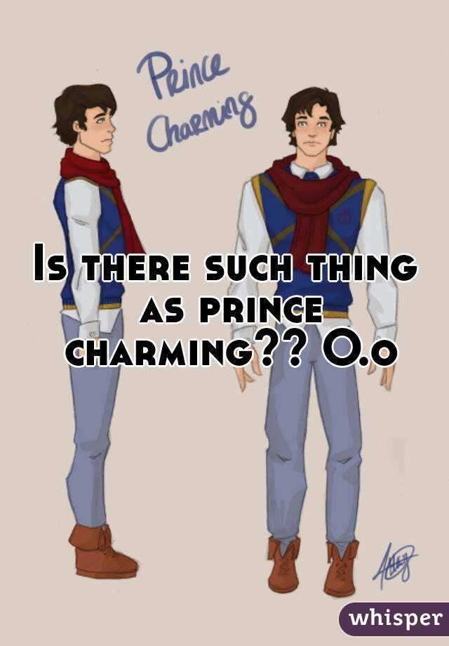 Is there such thing as prince charming?? O.o