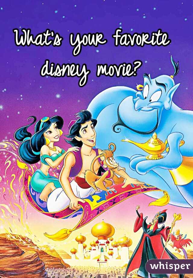 What's your favorite disney movie? 