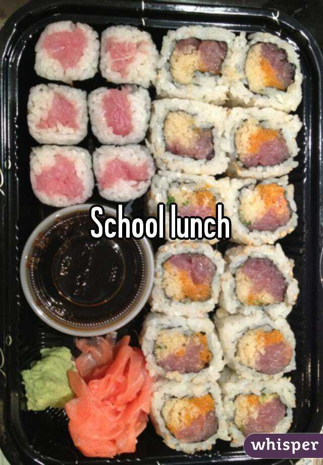 School lunch