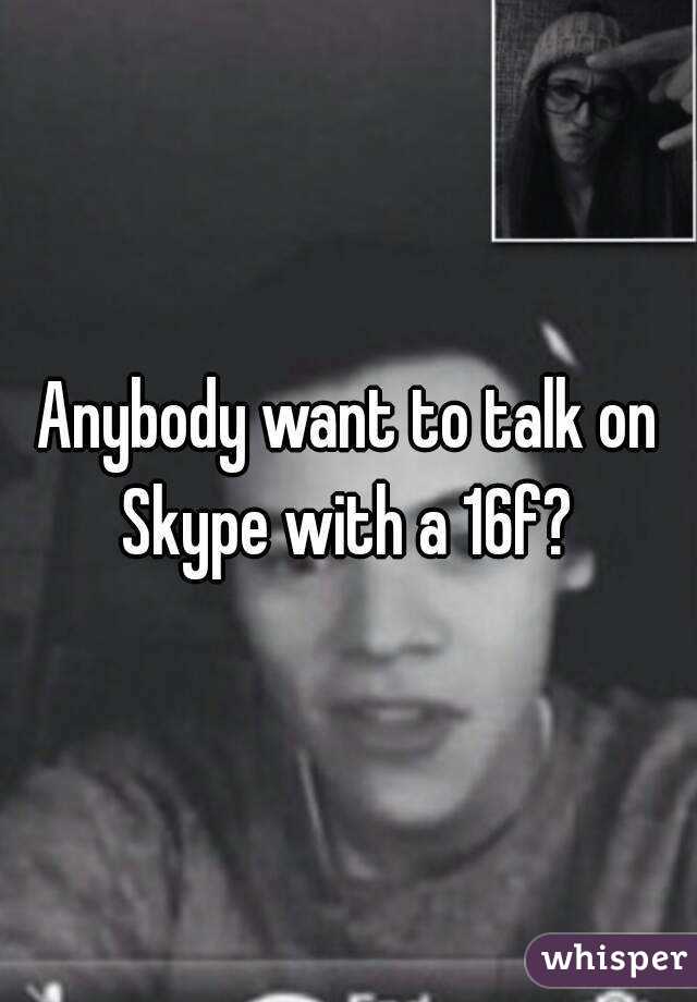 Anybody want to talk on Skype with a 16f? 