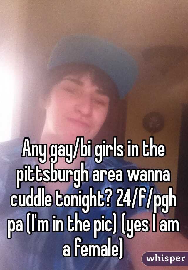 Any gay/bi girls in the pittsburgh area wanna cuddle tonight? 24/f/pgh pa (I'm in the pic) (yes I am a female)