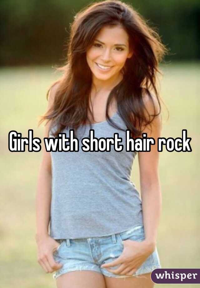 Girls with short hair rock