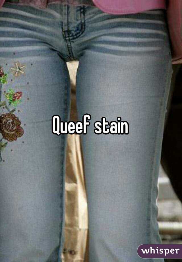 Queef stain