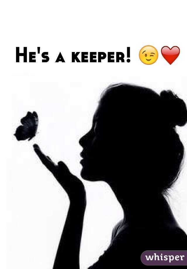 He's a keeper! 😉❤️