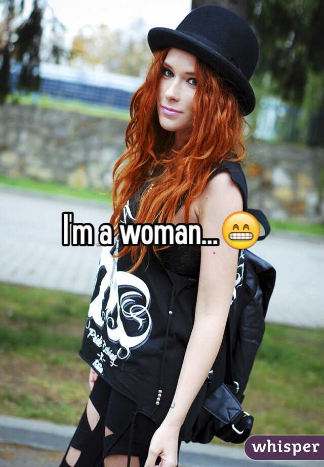 I'm a woman...😁
