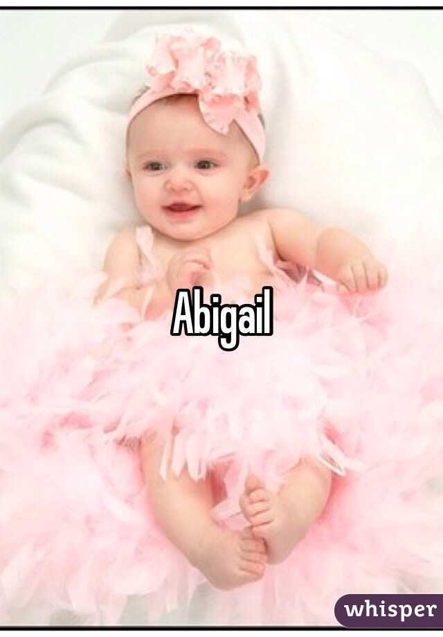 Abigail
