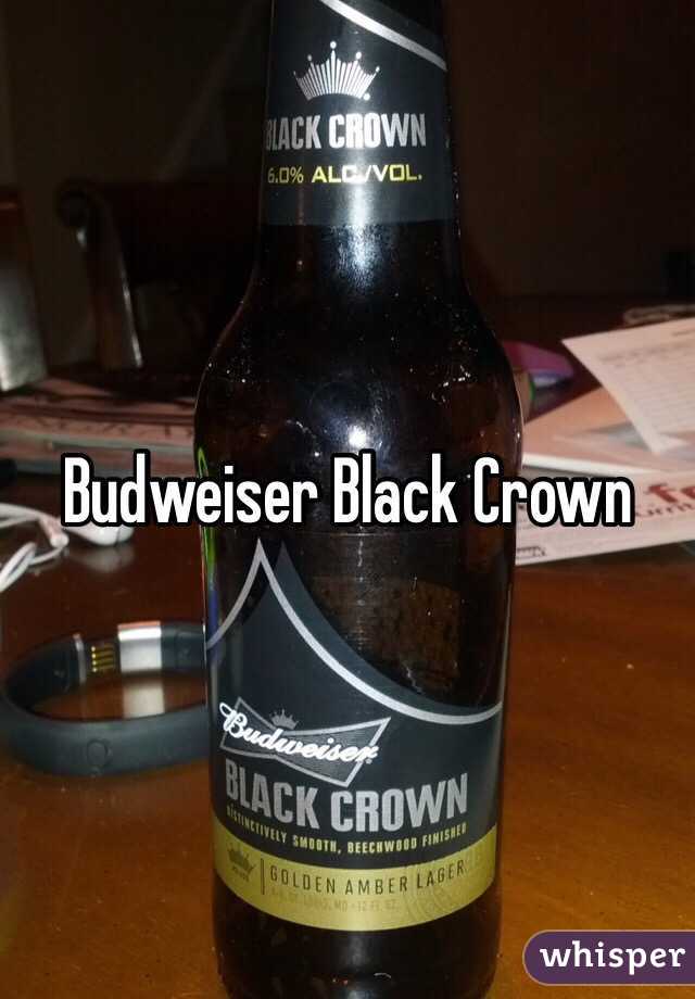 Budweiser Black Crown 