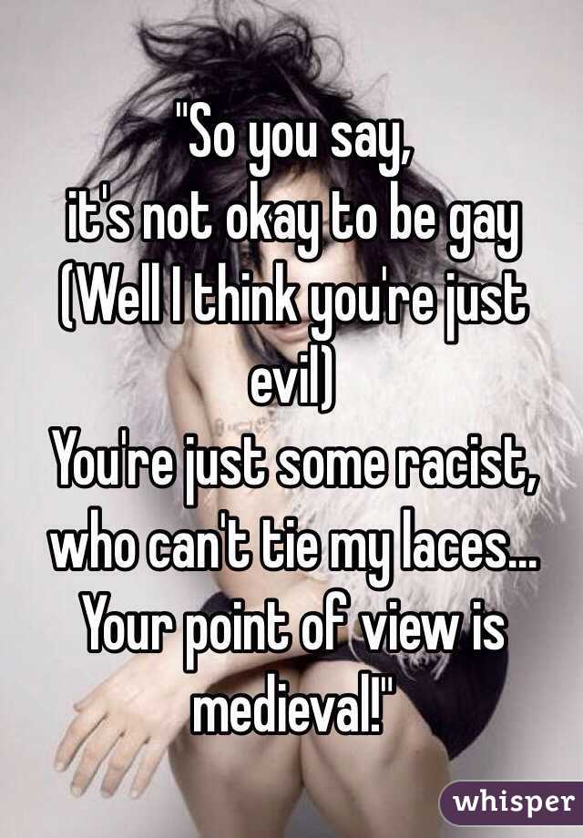 Its Not Okay To Be Gay 5