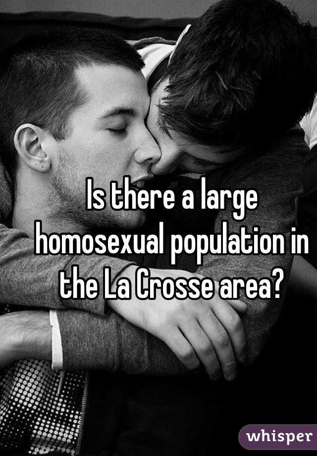 Is there a large homosexual population in the La Crosse area?
