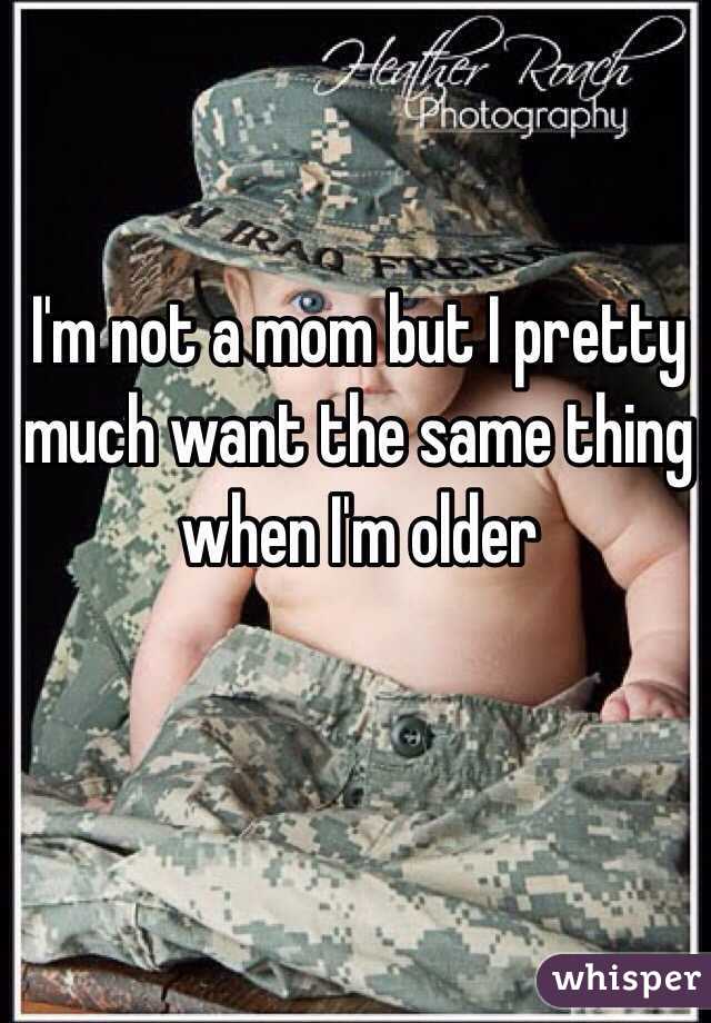 I'm not a mom but I pretty much want the same thing when I'm older 