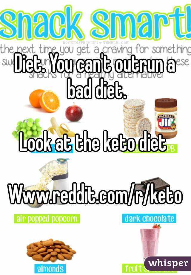 Diet. You can't outrun a bad diet.

Look at the keto diet 

Www.reddit.com/r/keto