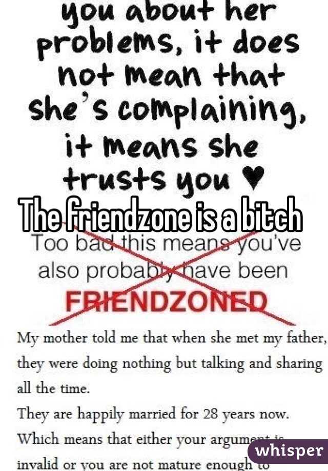 The friendzone is a bitch