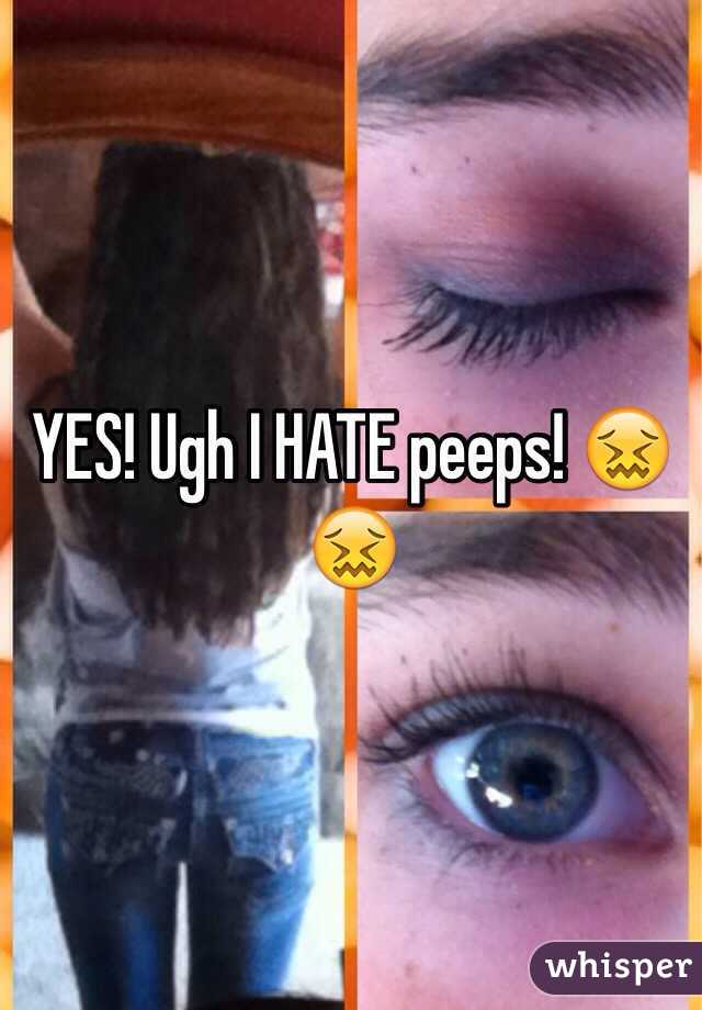 YES! Ugh I HATE peeps! 😖😖
