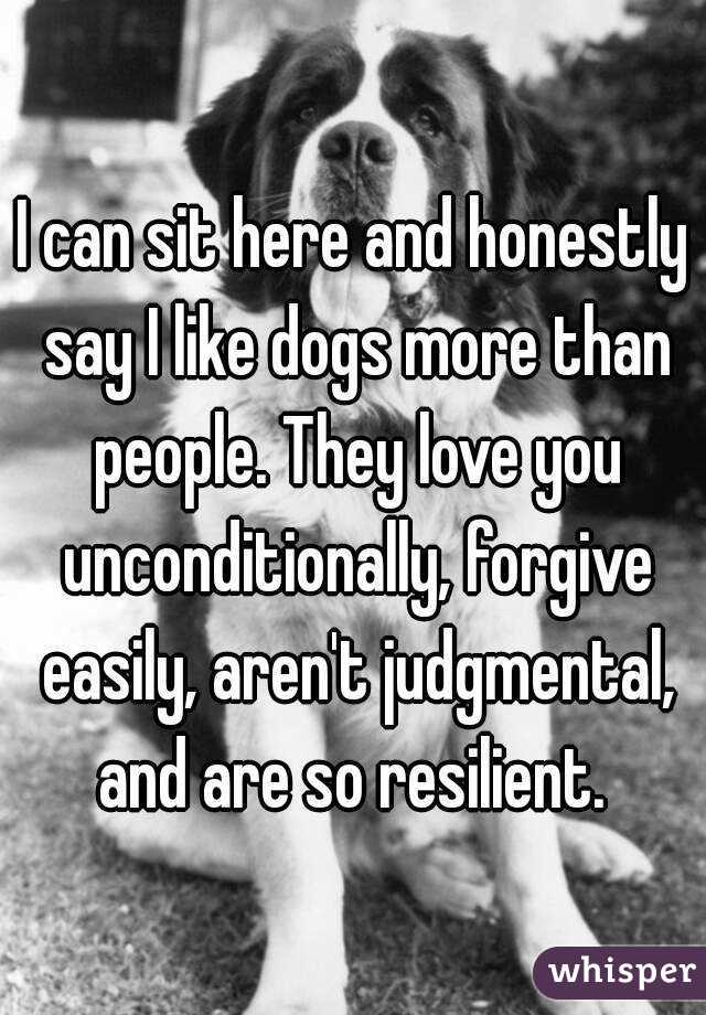 do dogs love you unconditionally