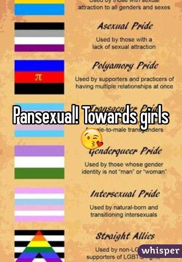 Pansexual! Towards girls 😘