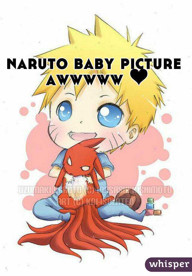 naruto baby picture awwwww ❤