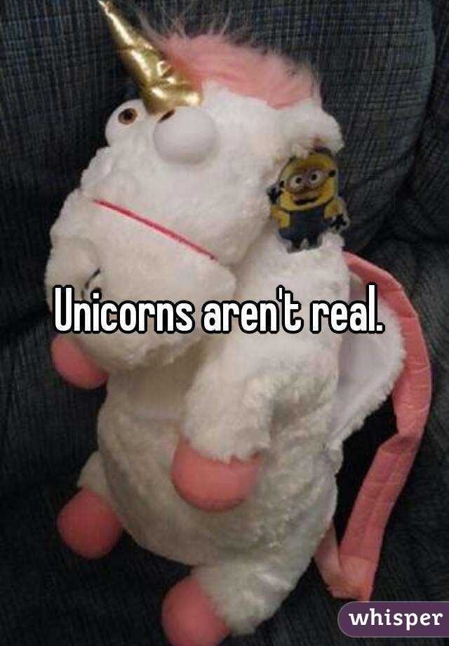 Unicorns aren't real. 